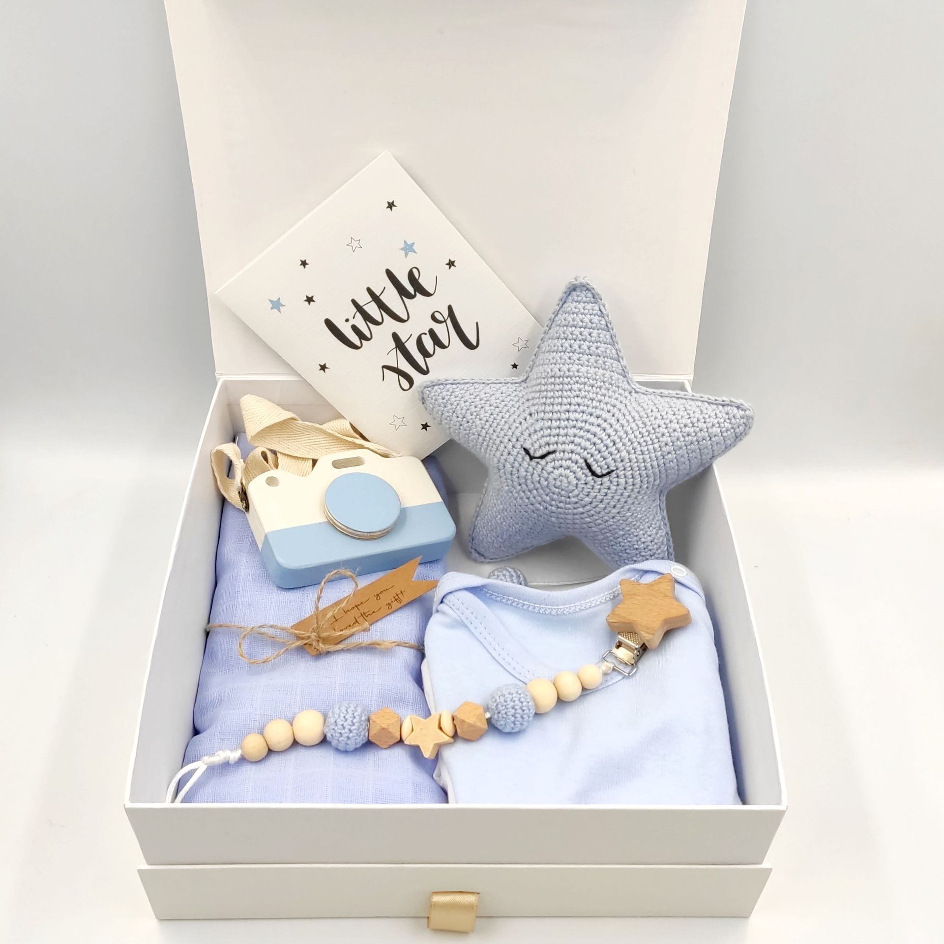 Müzikli Yıldız Erkek Bebek Seti