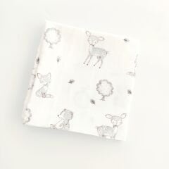 Desenli Müslin Örtü