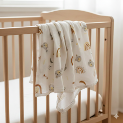 Desenli Müslin Örtü