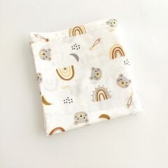 Desenli Müslin Örtü