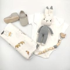 Tavşanlı Erkek Bebek Hediye Seti