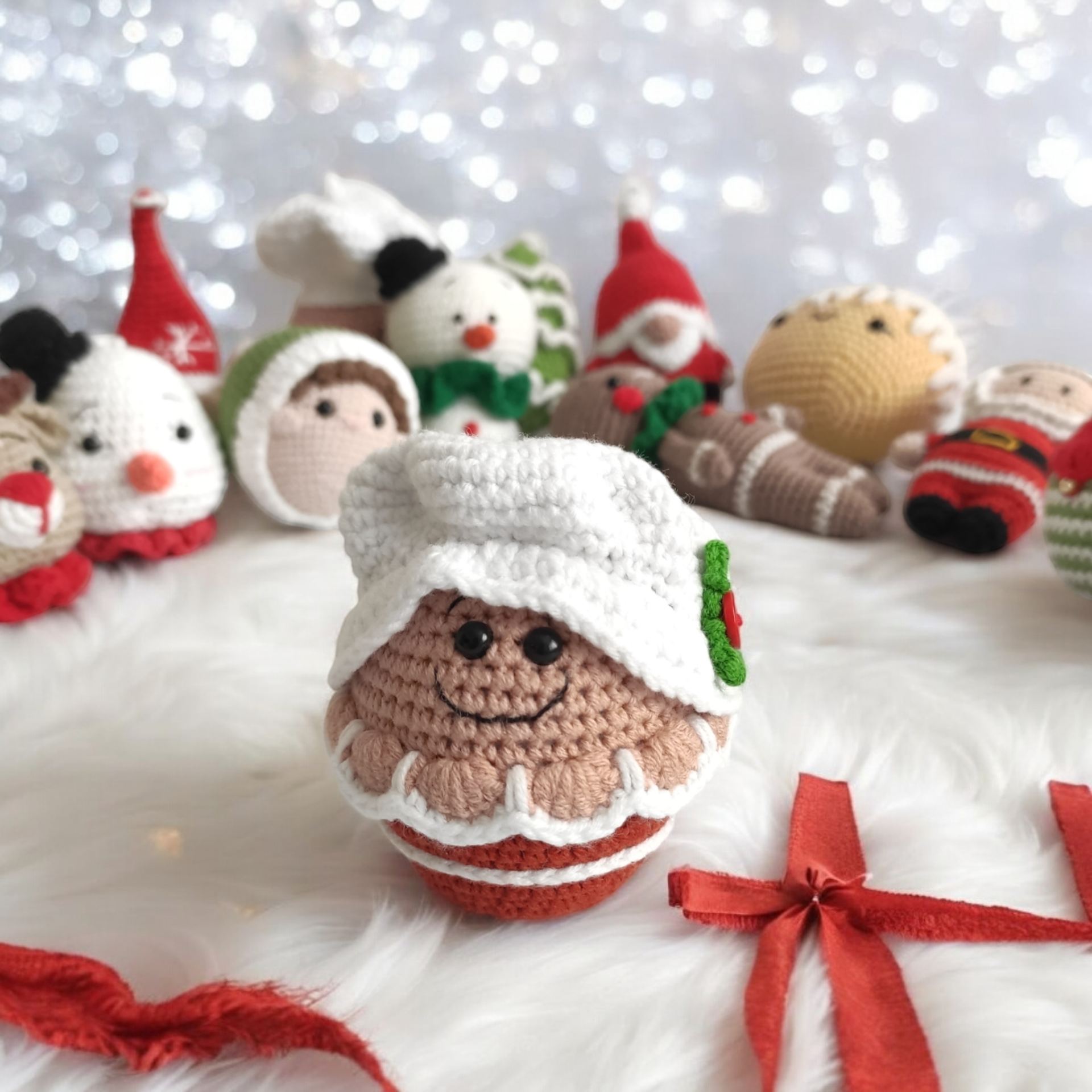 10 cm Cupcake Zencefilli Kız Çam Ağacı Süsü