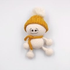 Sarı Şapkalı Amigurumi Bebek