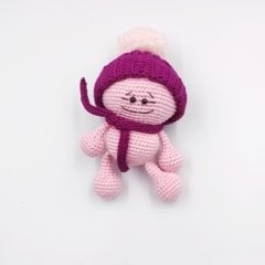 Pembe Şapkalı Amigurumi Bebek