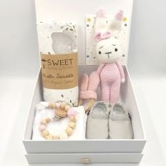 Tavşanlı Kız Bebek Hediye Seti