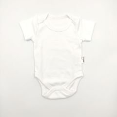 Beyaz Yarım Kol Body