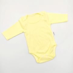 Sarı Uzun Kollu Body