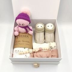 Şapkalı Cüce Kız Bebek Hediye Seti