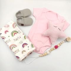 Müzik Çalar Yıldız Kız Bebek Hediye Seti