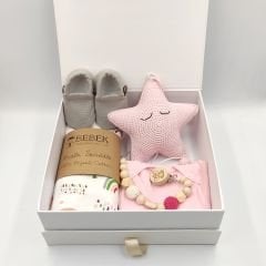 Müzik Çalar Yıldız Kız Bebek Hediye Seti