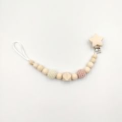 Yıldız Klipsli Pembe Emzik Zinciri