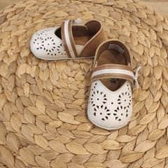 Ekru Kız Bebek Ayakkabısı