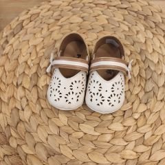 Ekru Kız Bebek Ayakkabısı