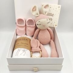 Tavşanlı Kız Bebek Hediye Seti