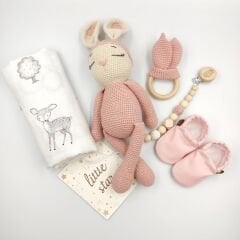 Tavşanlı Kız Bebek Hediye Seti