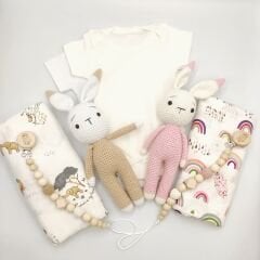 Kız ve Erkek İkiz Bebek Hediye Seti