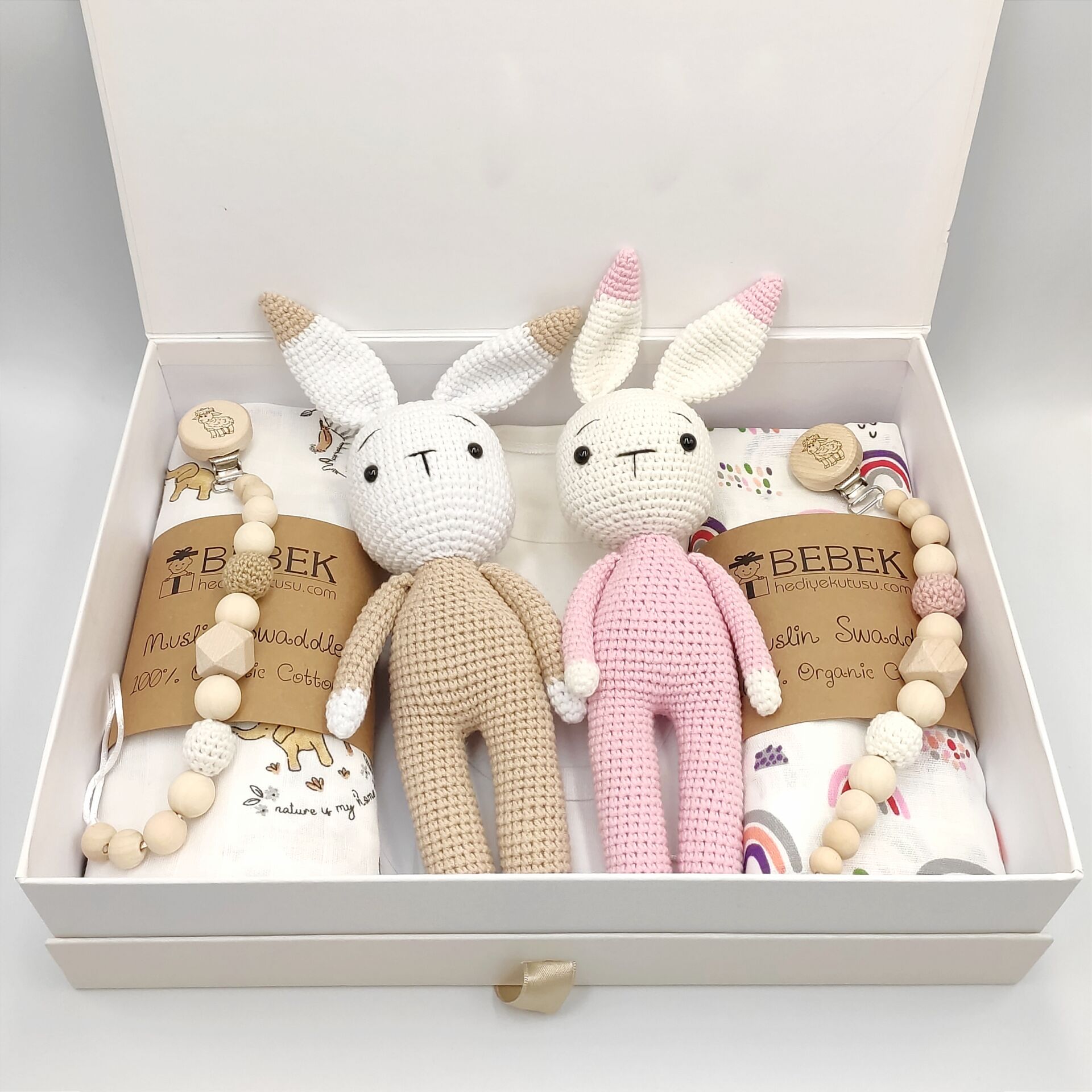 Kız ve Erkek İkiz Bebek Hediye Seti