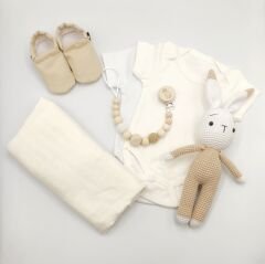 Sütlü Kahve Yenidoğan Bebek Hediye Seti