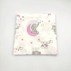 Fil Desenli Müslin Örtü