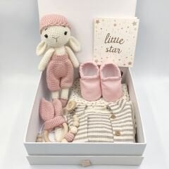 Bebek Hediye Seti - Kız Bebek Hediye Sepeti
