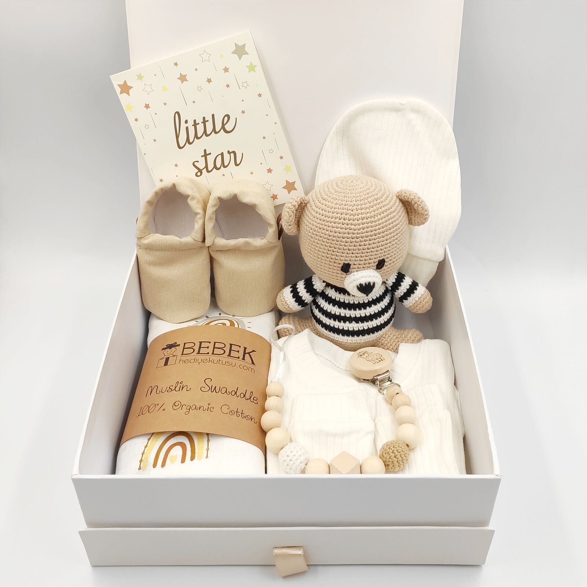 Yenidoğan Ayıcıklı Bebek Hediye Seti
