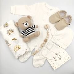 Yenidoğan Ayıcıklı Bebek Hediye Seti