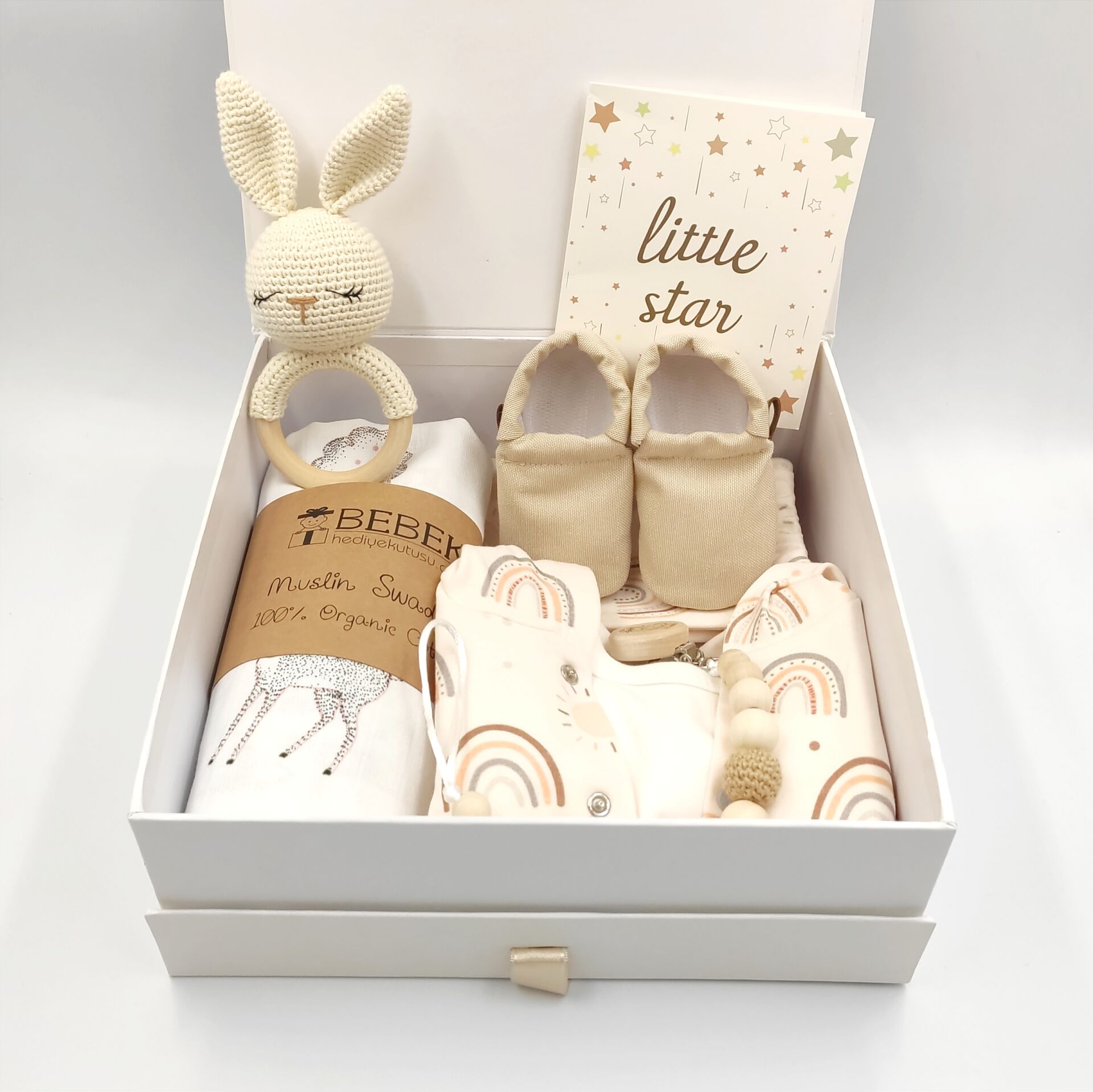 Çıngıraklı Kız Bebek Hediye Seti