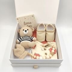 Ayıcıklı Bebek Hediyelik Set-Bebek Hediye Sepeti