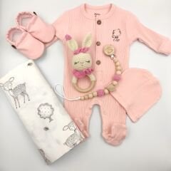 Pembe Kız Bebek Hediye Seti