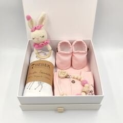 Pembe Kız Bebek Hediye Seti