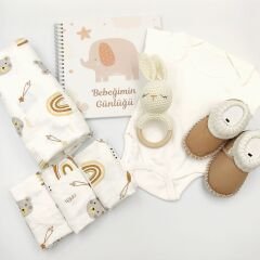 Bebek Anı Defterli Hediye Seti