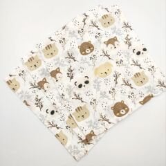 3 Adet Büyük Boy Müslin Ağız Mendili