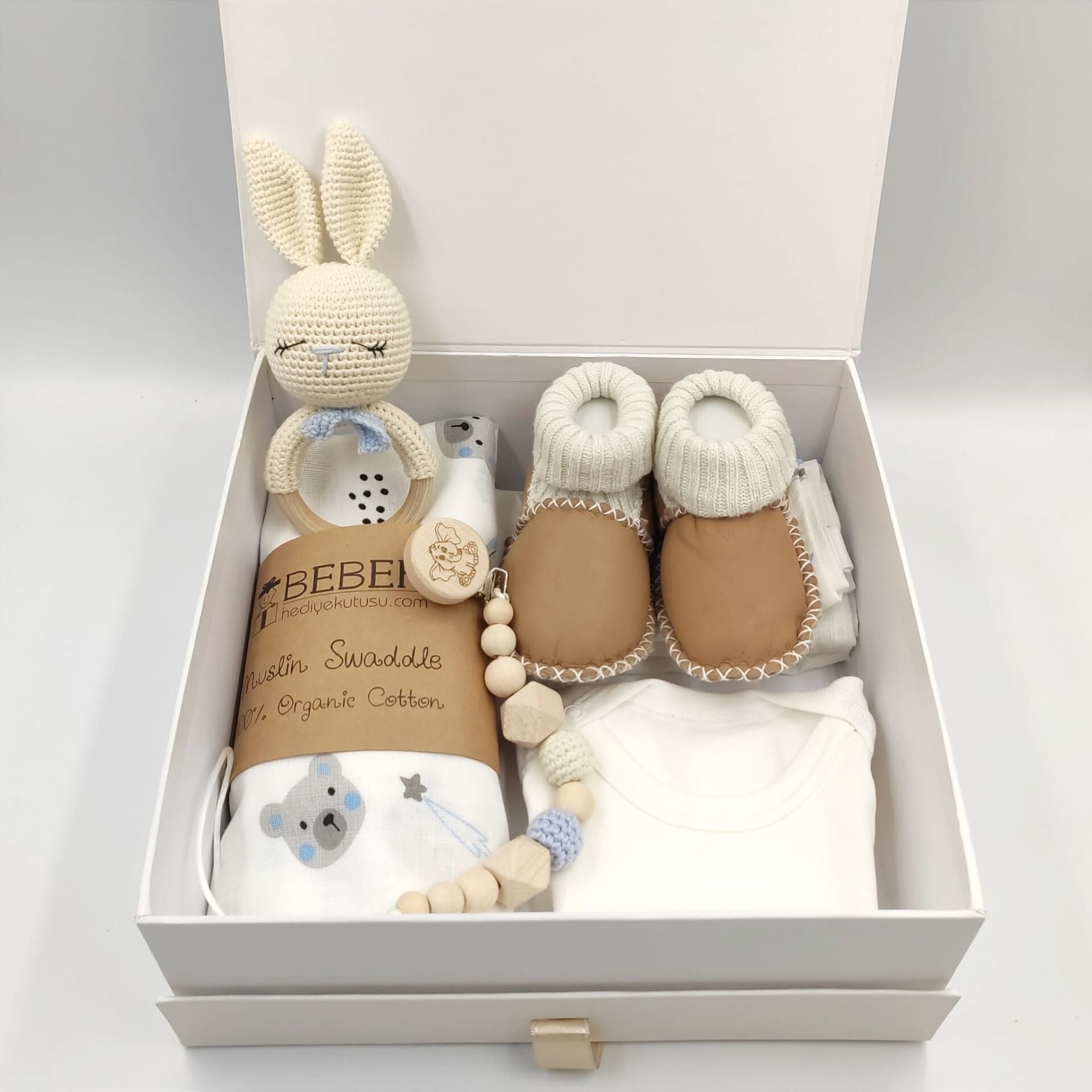 Mavi Erkek Bebek Hediye Seti