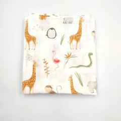 Desenli 100x110 cm Müslin Örtü